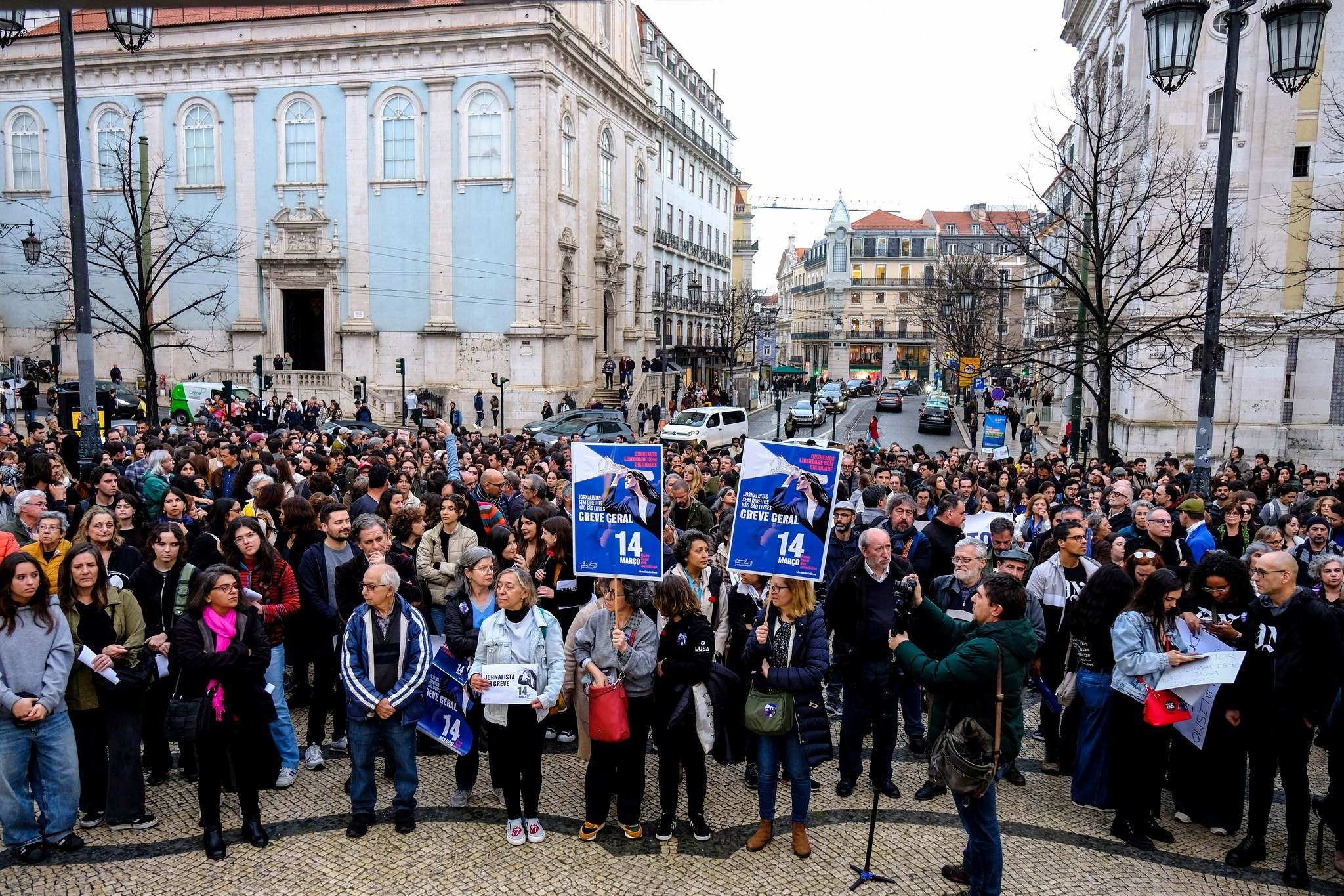 General Strike of Journalists in Lisbon on the 14th of March 2024